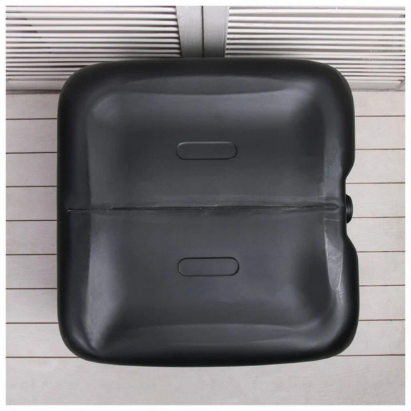 Бак для душа 100лит Чёрный квадратный М-3271