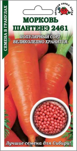 Морковь драже Шантанэ ЦВ/П (СОТКА) 300шт среднеспелый