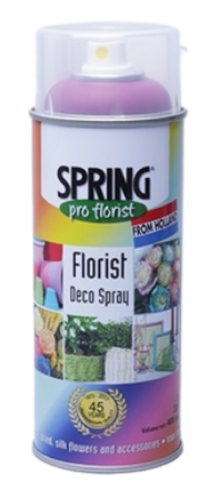Спрей - краска для срезочных цветов Сиреневая 400мл Арт-033