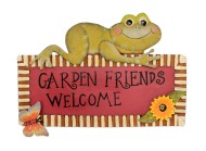 Декор садовый Лягушка Welсome 29*1*24см/ CL-3585