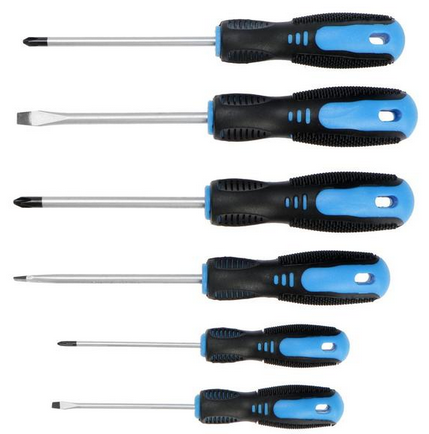 Набор Отверток ТУНДРА 6шт Арт-1858745