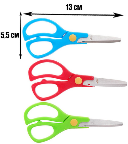 Ножницы 130мм закругленные концы Арт-550016