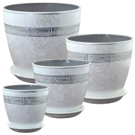 Кашпо Бутон №-РС-148 Меандр №-1 D-12см-0,9л