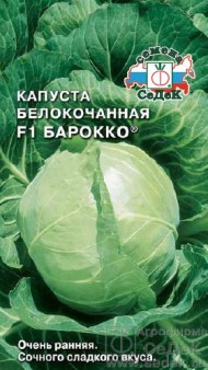 Капуста б/к Белорусская 455 Б/П (ПЛАЗМА) 0,5гр раннеспелый