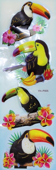 Декор Для ДОМА 3D-обьемные Микс Птички