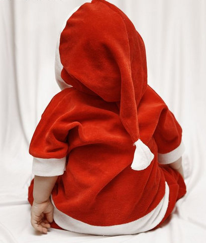 Костюм Дед Мороз Детский (комбинезон) рост 68-92см Арт-1225238