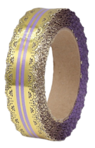 Лента Ажур 3см*25ярд Сиреневая