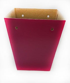 Коробка для Горшечн и Срезочн цветов Яр.розовая L18см W18см H20см