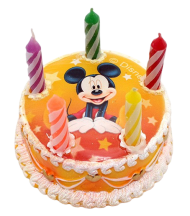 Свеча Тортик Микки Дисней 1282