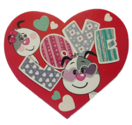 Валентинка Love Арт-4-06-14136 20шт