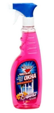 УЦЕНКА Средство для мытья окон Чистые окна Весенние цветы 500мл (1уп/12шт)