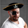 Шляпа Пират каемка золотистая р-р-50 Арт-317928