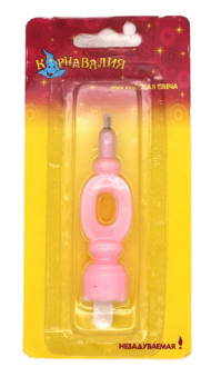 Свеча Цифра 0 MAGIC 458449