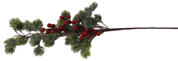Ветка Новогодняя 58см Арт-2664