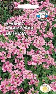Цветы Арабис Встреча розовый ЦВ/П (СЕДЕК) 0,1гр многолетник 20см