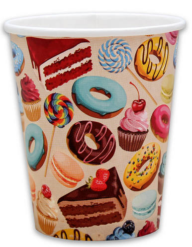 Стакан бумажный Сладкий праздник 250мл*6шт Арт-ФЛ-8258 Стакан бумажный Сладкий праздник 250мл*6шт Арт-ФЛ-8258