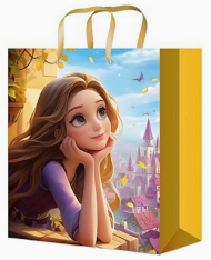 Сумочка пакет картон 264*327*80мм Принцесса Арт-0366