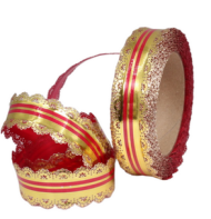 Лента Ажур 3см*25ярд Малиновая Лента Ажур 3см*25ярд Малиновая