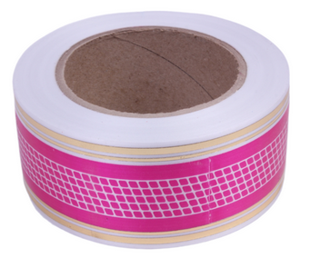 Лента Золотая полоса Лаковая с рисунком 5см*50ярд Малиновый на Белом Лента Золотая полоса Лаковая с рисунком 5см*50ярд Малиновый на Белом