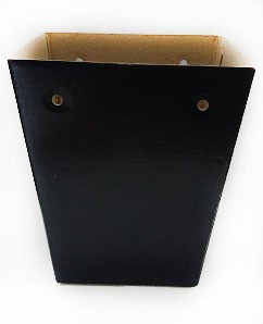 Коробка для Горшечн и Срезочн цветов Черная L18см W18см H20см
