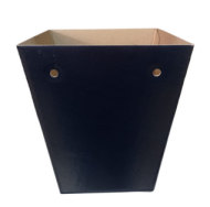 Коробка для горшечных цветов Черная L18см W18см H20см