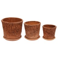 Кашпо Рябина №1 ЗОЛОТОЕ (D-13см)