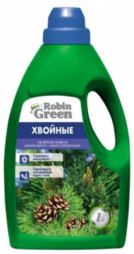 Удобрение Робин Грин для Хвойных 1лит (1уп/6шт) Зал Упаковка