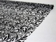 Пленка матовая Вензеля Чёрная 60см/200гр