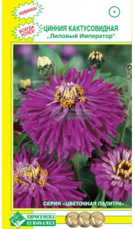 Цветы Цинния Лиловый Император ЦВ/П (ЕС) 0,3гр однолетник 70см