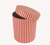 Коробка круглая D-20см Однотонная NEW