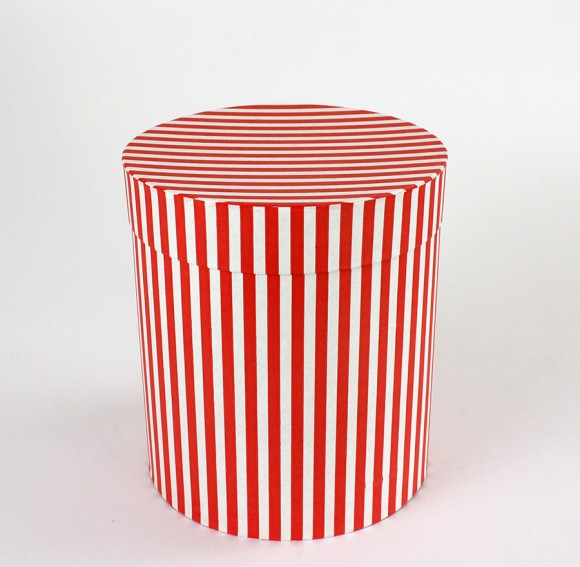 Коробка круглая D-20см Однотонная NEW