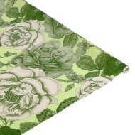 Пленка Розовый Сад Люкс Кофейный-Болотный 70см/200гр