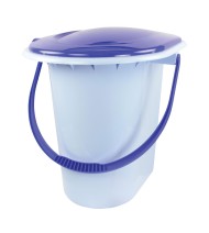 Ведро-туалет 18л Голубой М-1316 (БАШ)