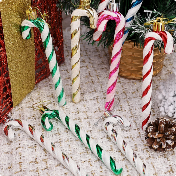 Ёлочное украшение Леденец (13см/6шт) Арт-7209