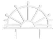 Заборчик пластиковый Штурвал Белый 430*320мм (7секций)