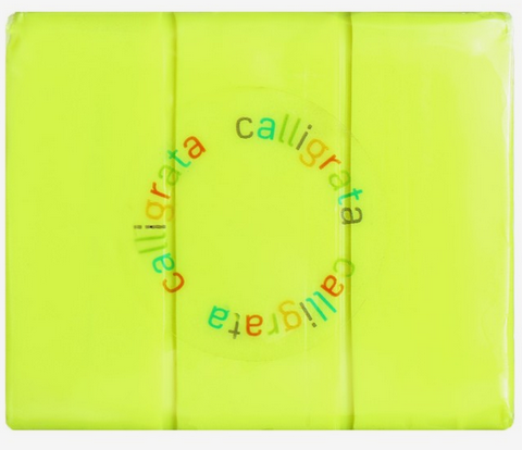 Полимерная глина Calligrata 50гр Неоновая Лимонная Арт-7998858