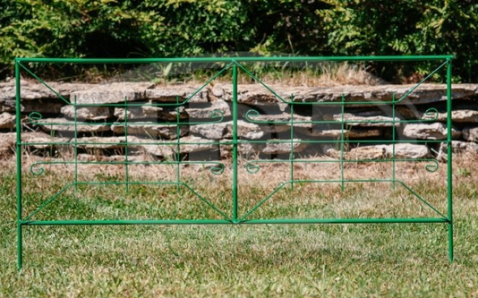 Заборчик металлический Классик широкий 4,8м (5секций) высота 55,5см