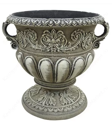 Кашпо уличное на ножке Рим (H-46см D-43см) Кашпо уличное на ножке Рим (H-46см D-43см)