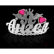 Диадема на гребешке Я ангел серебро 755057 7*5*5,7