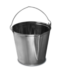 Подойник Нержавеющая сталь 12лит (D-29см)