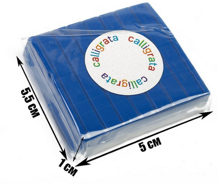 Полимерная глина Calligrata 50гр Синяя Арт-1301033