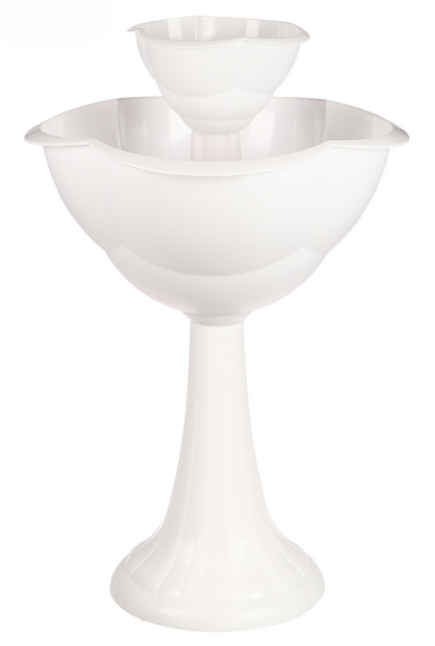 Горшок вазон на ножке Ирис Smukly 280мм Без ноги