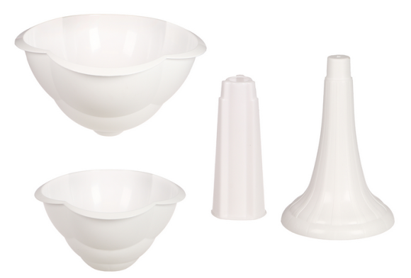 Горшок вазон на ножке Ирис Smukly 280мм Без ноги