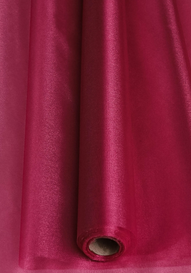 Органза снег 70см*9м Винная