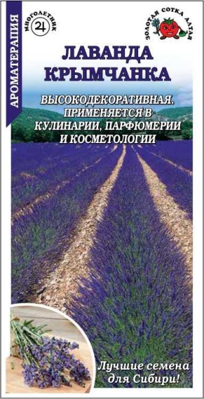 Пряность Лаванда Крымчанка ЦВ/П (СОТКА) 0,08гр многолетник