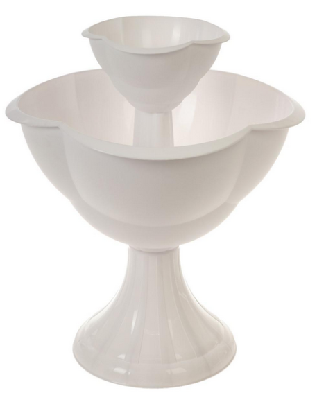 Горшок вазон на ножке Водопад Н-60см (2 яруса) Арт-3721370