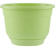 Горшок Флокс 5,5лит Салатовый с поддоном (D-240мм)