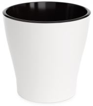 Горшок Лея 17лит Белый (с дренажной системой)