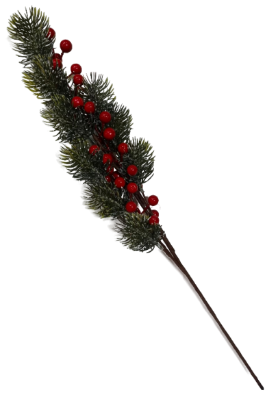 Ветка Новогодняя 58см Арт-2660
