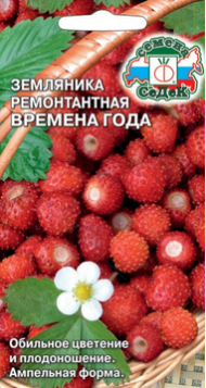 Земляника Времена Года ЦВ/П (СЕДЕК) 0,04гр ампельный ремонтантный Земляника Времена Года ЦВ/П (СЕДЕК) 0,04гр ампельный ремонтантный